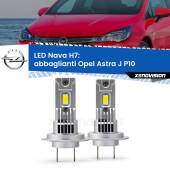 0 Abbaglianti LED Opel Astra J P10 2009 -2015: H7 Nava H7: Kit LED Nava 20.000Lumen