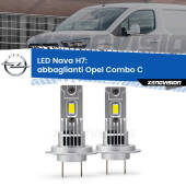 0 Abbaglianti LED Opel Combo C  2001 -2004: H7 Nava H7: Kit LED Nava 20.000Lumen
