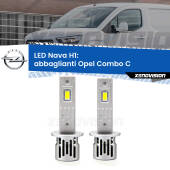 0 Abbaglianti LED Opel Combo C  2005 -2011: H1 Nava H1: Kit LED Nava 20.000Lumen