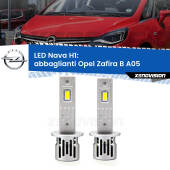 0 Abbaglianti LED Opel Zafira B A05 2005 -2015: H1 Nava H1: Kit LED Nava 20.000Lumen
