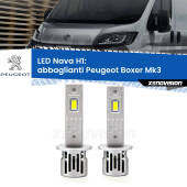 0 Abbaglianti LED Peugeot Boxer Mk3 2006 -2014: H1 Nava H1: Kit LED Nava 20.000Lumen