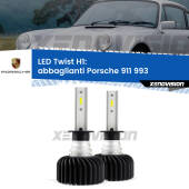0 Abbaglianti LED Porsche 911 993 1993 -1997: H1 11,000Lm H1: Kit LED Twist 11.000Lm