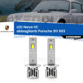 0 Abbaglianti LED Porsche 911 993 1993 -1997: H1 Nava H1: Kit LED Nava 20.000Lumen