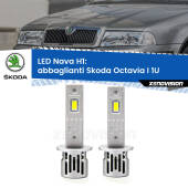 0 Abbaglianti LED Skoda Octavia I 1U con fari Xenon: H1 Nava H1: Kit LED Nava 20.000Lumen