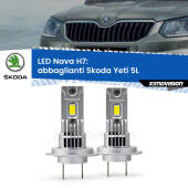 0 Abbaglianti LED Skoda Yeti 5L 2009 -2017: H7 Nava H7: Kit LED Nava 20.000Lumen
