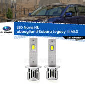 0 Abbaglianti LED Subaru Legacy III Mk3 1998 -2002: H1 Nava H1: Kit LED Nava 20.000Lumen