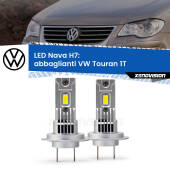 0 Abbaglianti LED VW Touran 1T 2003 -2009: H7 Nava H7: Kit LED Nava 20.000Lumen