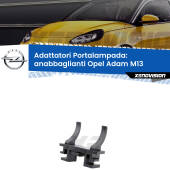 Coppia Adattatori Portalampada LED Fiat 500 Opel Ford