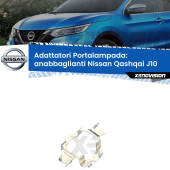 Coppia Adattatori Portalampada LED Audi, Mercedes E/ML, BMW 5/X5, Opel Astra J, Ford, Nissan etc.