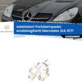 Coppia Adattatori Portalampada LED Audi, Mercedes E/ML, BMW 5/X5, Opel Astra J, Ford, Nissan etc.