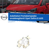 0 Adattatori portalampada Led per Anabbaglianti Zafira B 2005 - 2015 Coppia Adattatori Portalampada LED Audi, Mercedes E/ML, BMW 5/X5, Opel Astra J, Ford, Nissan etc.