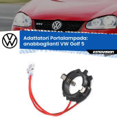 Coppia Adattatori Portalampada LED - Golf V, Jetta etc