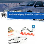 0 Alfa romeo 147 : Resistenze Spegnispia 5W Professionali per Luci posizione (Coppia) Kit Resistenze Spegnispia Alte Performance 5W (Coppia)