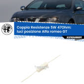 0 Alfa romeo GT 2003-2010: Resistenze Spegnispia 5W Economica per Luci posizione (Coppia) Coppia Resistenze Spegnispia in Ceramica 3W 47ohm 5W.max per LED