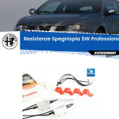 0 Alfa romeo GT : Resistenze Spegnispia 5W Professionali per Luci posizione (Coppia) Kit Resistenze Spegnispia Alte Performance 5W (Coppia)
