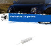 0 Alfa romeo MiTo: Resistenza Spegnispia 21W Economica per Retronebbia (1 Pz) Resistenza Spegnispia in Ceramica 15W 10 ohm per LED (1 Pz)