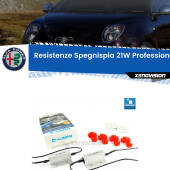 0 Alfa romeo Mito: Resistenze Spegnispia 21W Professionali per Retronebbia (Coppia) Kit Resistenze Spegnispia Alte Performance 21W (Coppia)
