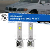 0 Anabbaglianti LED BMW X5 E53 2003 - 2005: H1 Nava H1: Kit LED Nava 20.000Lumen
