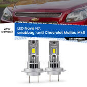 0 Anabbaglianti LED Chevrolet Malibu Mk8 2012 - 2015: H7 Nava H7: Kit LED Nava 20.000Lumen