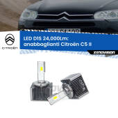 0 Anabbaglianti LED D1S 24,000Lm per Citroën C5 II 2008 - 2014 D1S Kit trasformazione LED da lampade Xenon - Nuovo modello 2024 24000Lm