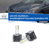 0 Anabbaglianti LED D1S 24,000Lm per Hyundai Grandeur HG 2011 - 2016 D1S Kit trasformazione LED da lampade Xenon - Nuovo modello 2024  24000Lm
