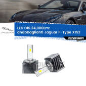 0 Anabbaglianti LED D1S 24,000Lm per Jaguar F-Type X152 2013 in poi D1S Kit trasformazione LED da lampade Xenon - Nuovo modello 2024 24000Lm