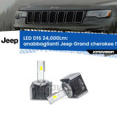 0 Anabbaglianti LED D1S 24,000Lm per Jeep Grand cherokee IV WK2 2011 - 2013 D1S Kit trasformazione LED da lampade Xenon - Nuovo modello 2024 24000Lm