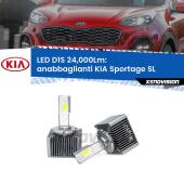 0 Anabbaglianti LED D1S 24,000Lm per KIA Sportage SL 2010 - 2014 D1S Kit trasformazione LED da lampade Xenon - Nuovo modello 2024 24000Lm