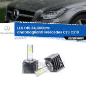 0 Anabbaglianti LED D1S 24,000Lm per Mercedes CLS C218 2011 - 2017 D1S Kit trasformazione LED da lampade Xenon - Nuovo modello 2024  24000Lm