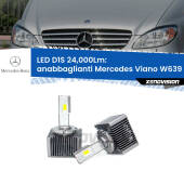 0 Anabbaglianti LED D1S 24,000Lm per Mercedes Viano W639 2003 - 2007 D1S Kit trasformazione LED da lampade Xenon - Nuovo modello 2024 24000Lm