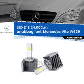 0 Anabbaglianti LED D1S 24,000Lm per Mercedes Vito W639 2003 - 2012 D1S Kit trasformazione LED da lampade Xenon - Nuovo modello 2024  24000Lm