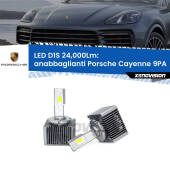 0 Anabbaglianti LED D1S 24,000Lm per Porsche Cayenne 9PA 2002 - 2010 D1S Kit trasformazione LED da lampade Xenon - Nuovo modello 2024  24000Lm