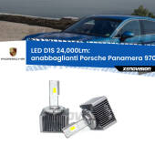 0 Anabbaglianti LED D1S 24,000Lm per Porsche Panamera 970 2009 - 2016 D1S Kit trasformazione LED da lampade Xenon - Nuovo modello 2024  24000Lm