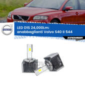 0 Anabbaglianti LED D1S 24,000Lm per Volvo S40 II 544 2008 - 2012 D1S Kit trasformazione LED da lampade Xenon - Nuovo modello 2024 24000Lm