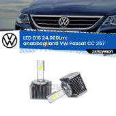0 Anabbaglianti LED D1S 24,000Lm per VW Passat CC 357 2008 - 2012 D1S Kit trasformazione LED da lampade Xenon - Nuovo modello 2024 24000Lm