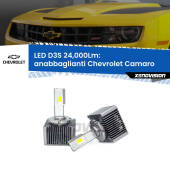 0 Anabbaglianti LED D3S per Chevrolet Camaro  2011 - 2015 24,000Lumen Canbus D3S: Kit trasformazione LED da lampade Xenon 24000Lm - Nuovo modello 2025