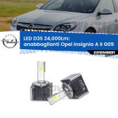 0 Anabbaglianti LED D3S per Opel Insignia A II G09 2014 - 2017 24,000Lumen Canbus D3S: Kit trasformazione LED da lampade Xenon 24000Lm - Nuovo modello 2025