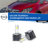 0 Anabbaglianti LED D3S per Opel Mokka J13 2012 - 2019 24,000Lumen Canbus D3S: Kit trasformazione LED da lampade Xenon 24000Lm - Nuovo modello 2025
