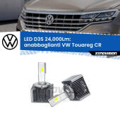0 Anabbaglianti LED D3S per VW Touareg CR con luci svolta 24,000Lumen Canbus D3S: Kit trasformazione LED da lampade Xenon 24000Lm - Nuovo modello 2025