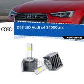0 Anabbaglianti LED D5S 24,000Lumen per Audi A4 (B9) 2015 - 2019 D5S: Kit trasformazione LED da lampade Xenon 24.000Lm