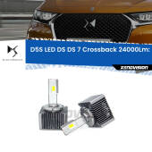 0 Anabbaglianti LED D5S 24,000Lumen per DS DS 7 Crossback 2017 in poi D5S: Kit trasformazione LED da lampade Xenon 24.000Lm