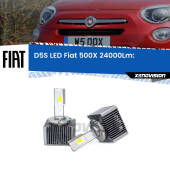 0 Anabbaglianti LED D5S 24,000Lumen per Fiat 500X  2014 in poi D5S: Kit trasformazione LED da lampade Xenon 24.000Lm