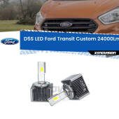 0 Anabbaglianti LED D5S 24,000Lumen per Ford Transit Custom con fari bixenon D5S: Kit trasformazione LED da lampade Xenon 24.000Lm
