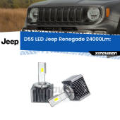 0 Anabbaglianti LED D5S 24,000Lumen per Jeep Renegade 2014 in poi D5S: Kit trasformazione LED da lampade Xenon 24.000Lm
