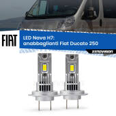 0 Anabbaglianti LED Fiat Ducato 250 2006 - 2018: H7 Nava H7: Kit LED Nava 20.000Lumen