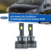 0 Anabbaglianti LED Ford Galaxy WGR 1995 - 2006 - D2S/R 32,000Lm D2s / D2r : Kit LED Hawk 32.000Lm