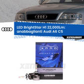 0 Anabbaglianti LED H1 22,000Lm per Audi A6 C5 1997 - 2001 H1: Kit LED BrightStar 22000Lm