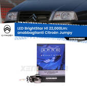 0 Anabbaglianti LED H1 22,000Lm per Citroën Jumpy 1994 - 2005 H1: Kit LED BrightStar 22000Lm