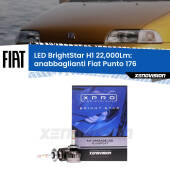 0 Anabbaglianti LED H1 22,000Lm per Fiat Punto 176 a parabola doppia H1: Kit LED BrightStar 22000Lm