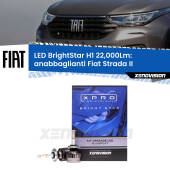 0 Anabbaglianti LED H1 22,000Lm per Fiat Strada II 1º restyling H1: Kit LED BrightStar 22000Lm